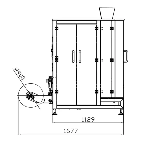 EMBOLSADORA VERTICAL PARA BASCULA DE ALTA CAPACIDAD  / TW-320 - Imagen 4