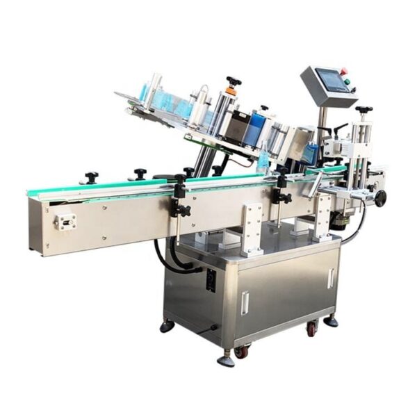 ETIQUETADORA AUTOMATICA PARA ENVASES IRREGULARES /SISTEMA DE RODILLOS DE ATRAPADO NEUMATICO / HW200T