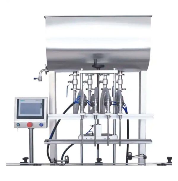 LLENADORA LINEAL 8 BOQUILLAS DE LIQUIDOS Y VISCOSOS AUTOMATICA / WGT4 - Imagen 2
